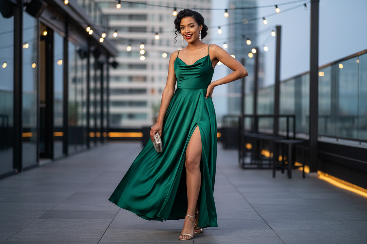 Person in evening attire